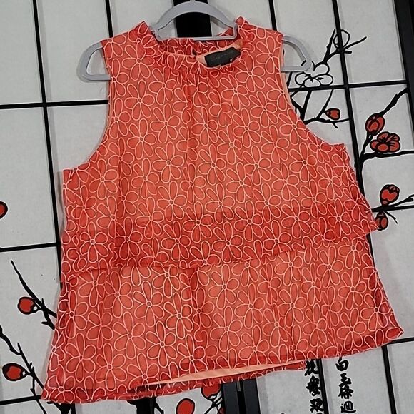 Anthropologie Sunday In Brooklyn Embroidered Floral top - Picture 4 of 9